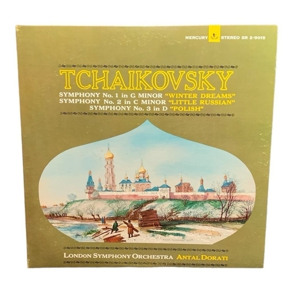 LP Pyotr Ilyich Tchaikovsky - Symphonies Nos. 1, 2, & 3 Vinyl Record - Picture 1 of 2